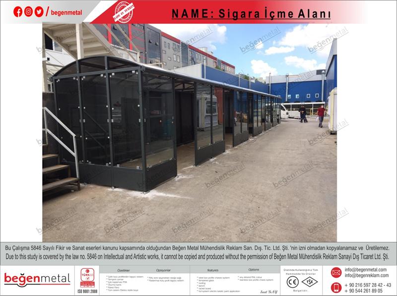 Sigara içme alanları